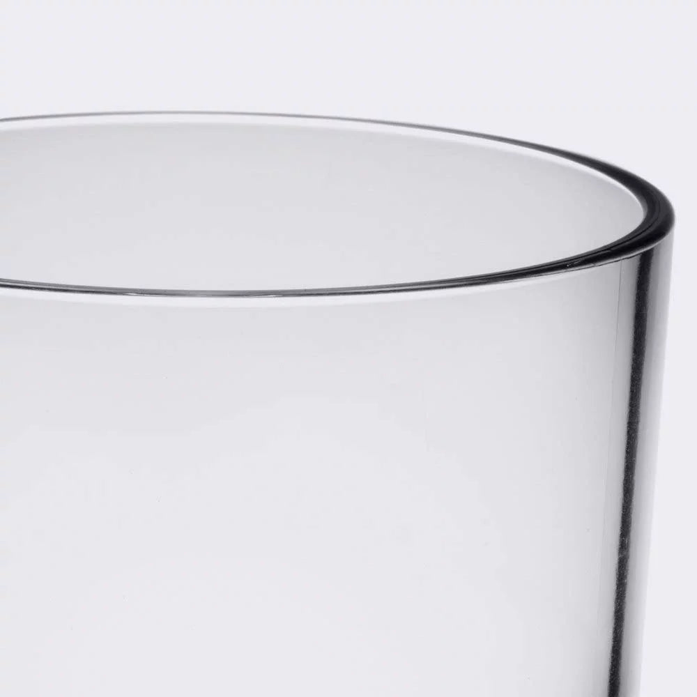 Shatterproof Heavy-Duty Plastic Schooner, BPA Free, 36 Ounce, Clear (Set of 12) F814