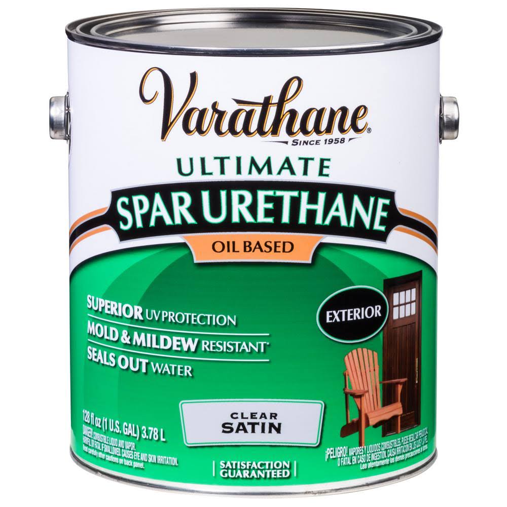 1 gal Clear Satin Exterior Spar Urethane (2-Pack) A427