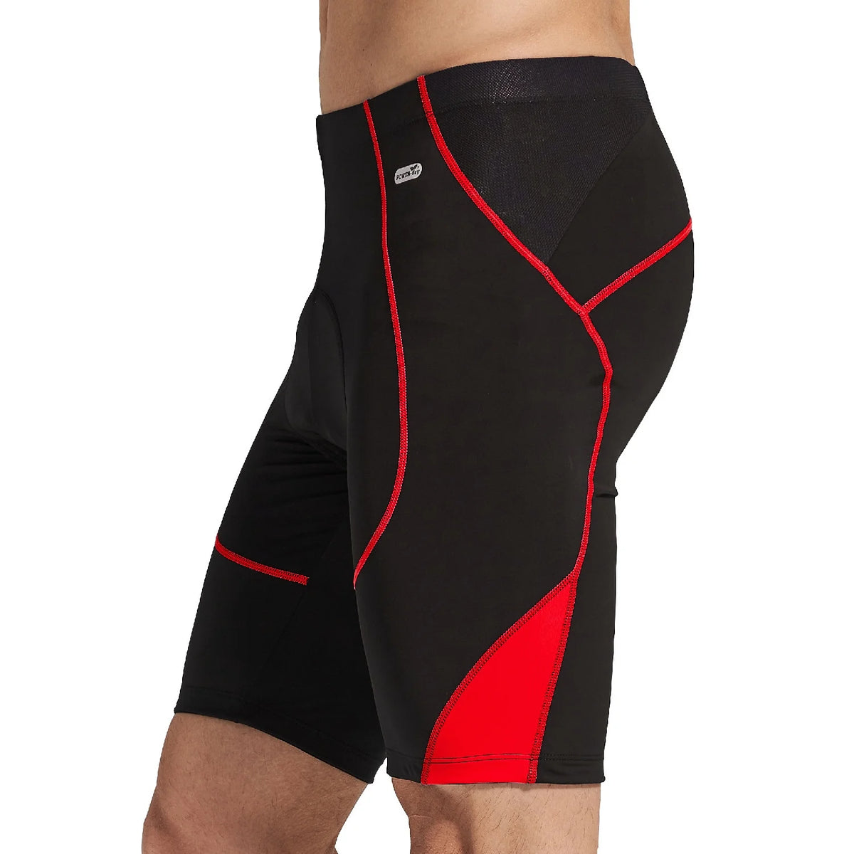 Red 2XL Padded Cycling Shorts H547