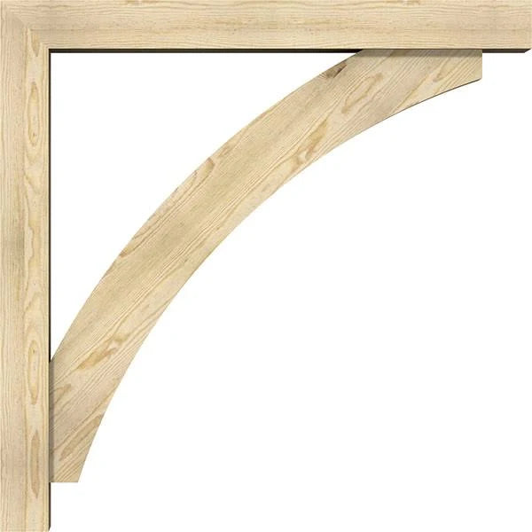Rough Sawn Douglas Fir Bracket with Offset Brace K36034