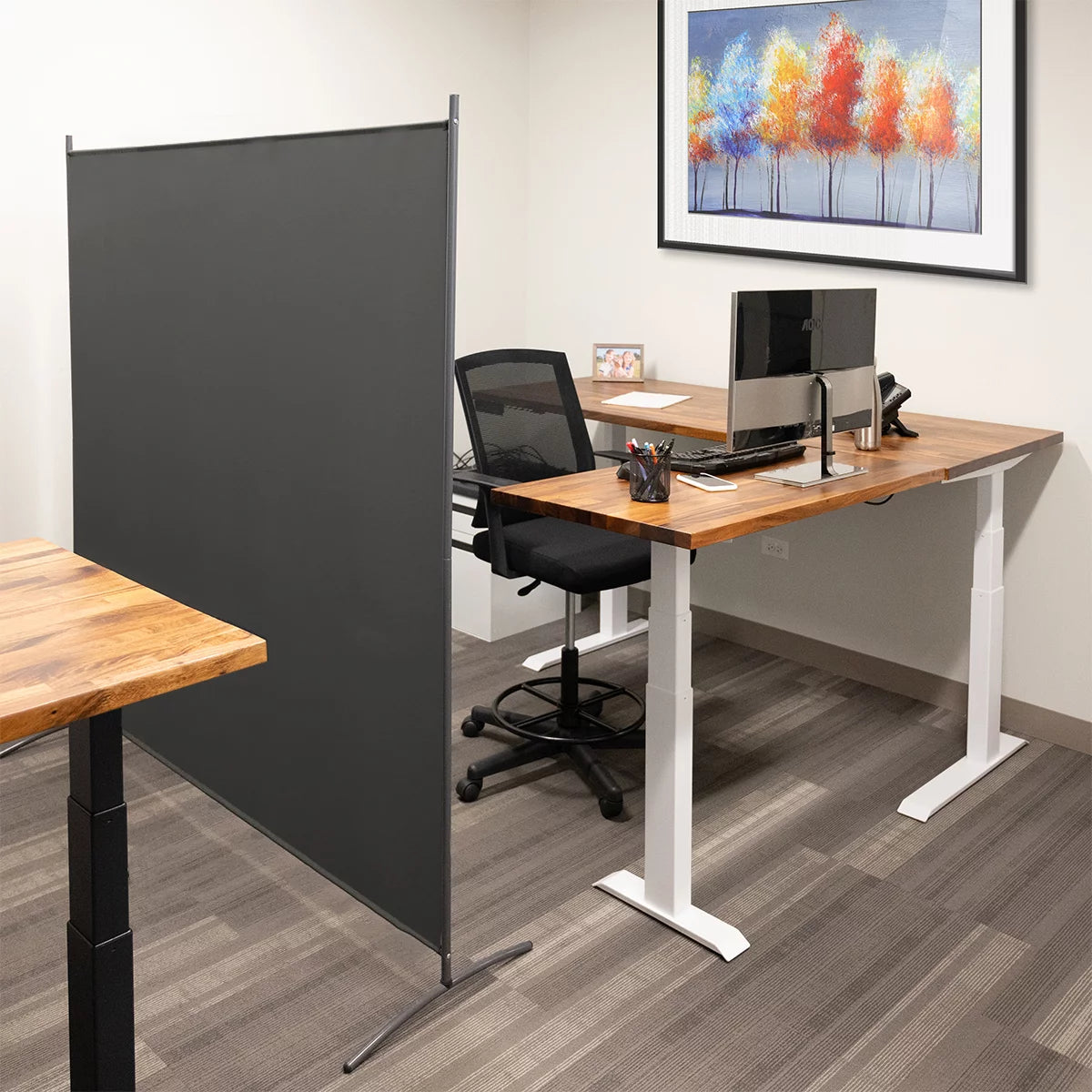 Fabric Room Divider Screen F9255
