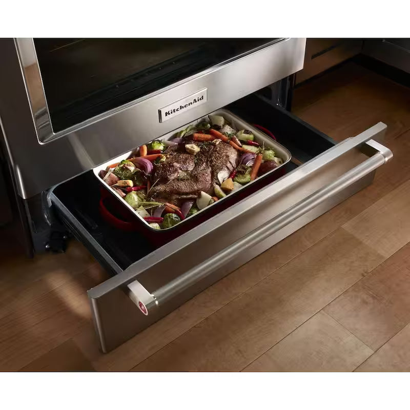 7.1 cu. ft. Slide-In Dual Fuel Range with Self-Cleaning Convection Oven in Stainless Steel U5313