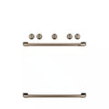 Gas Range Handle and Knob Kit in Brushed Bronze F470577