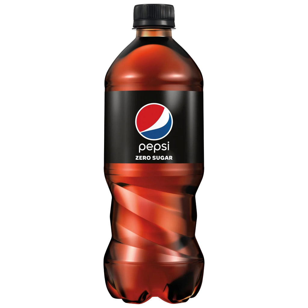 24 Pc Zero Sugar Soda Pop 20 oz Bottles T414