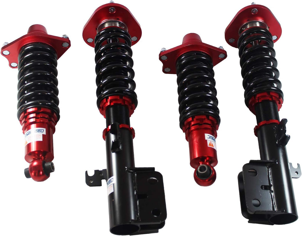 Red Full Coilover Struts Shocks Suspension Kit S240357