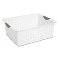 6-Pack White Plastic Storage Basket J156954