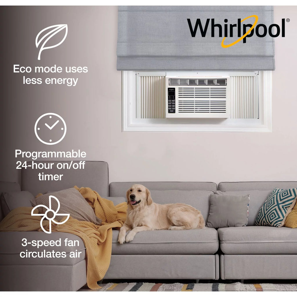6,000 BTU Window-Mounted Air Conditioner with Remote Control Q319