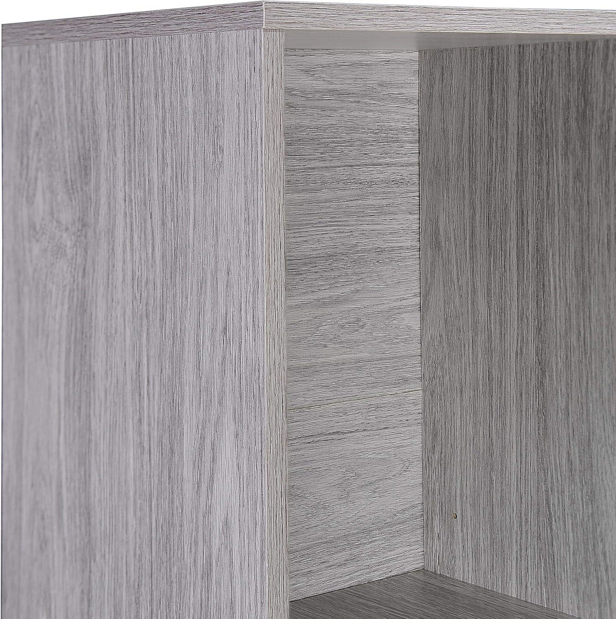 Grey Oak Finish Faux Wood Bookcase C89889