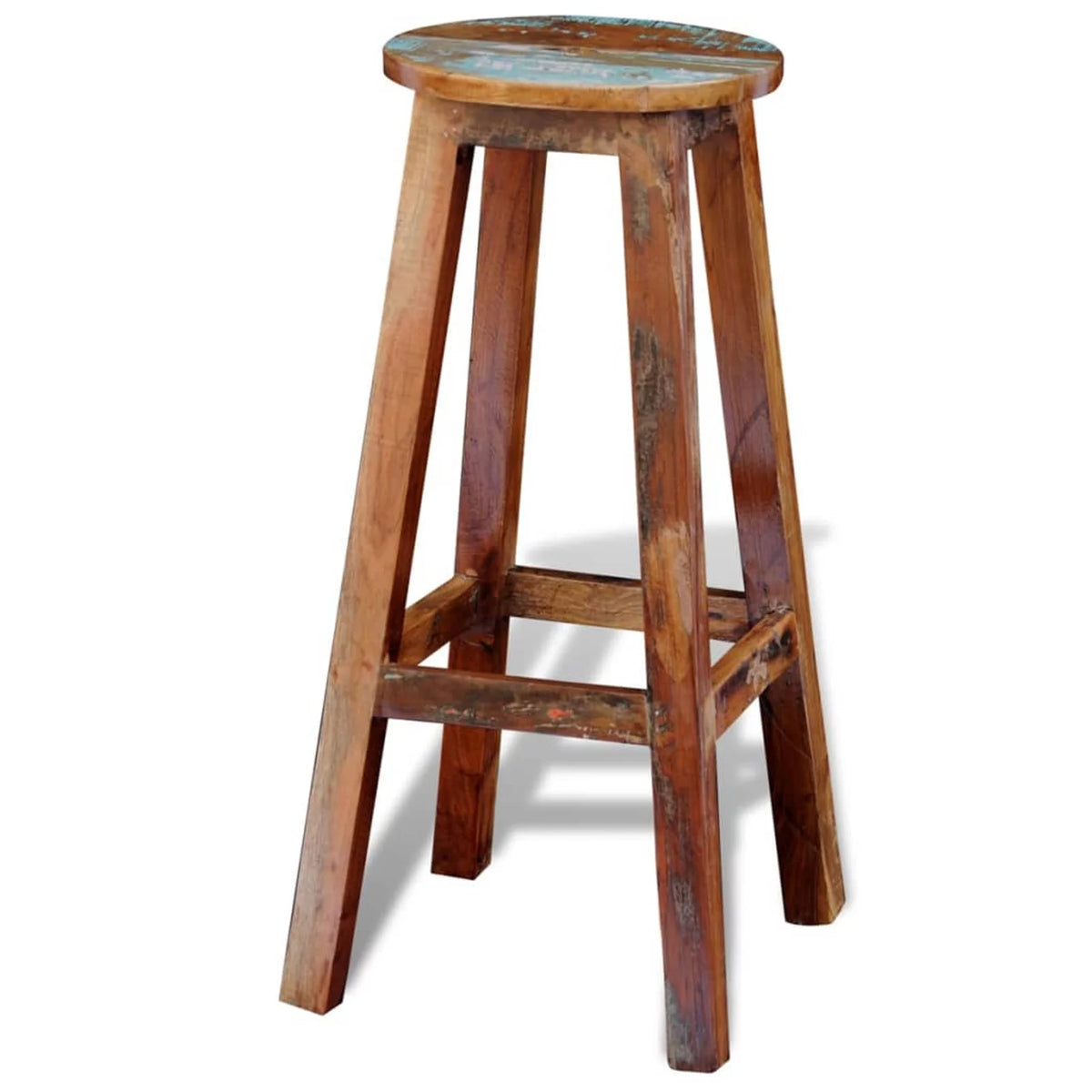 Solid Reclaimed Wood Bar Stool U900252