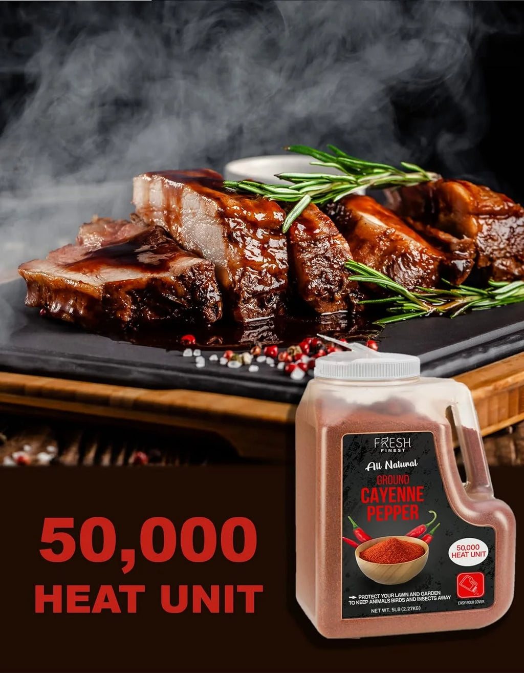 Cayenne Pepper Powder 50,000 SHU 5 Lbs X8263