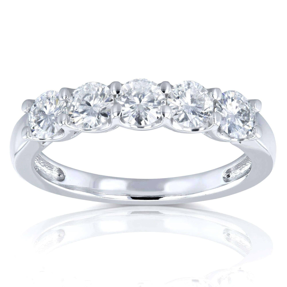 14K White Gold Bridal Wedding Band S592821