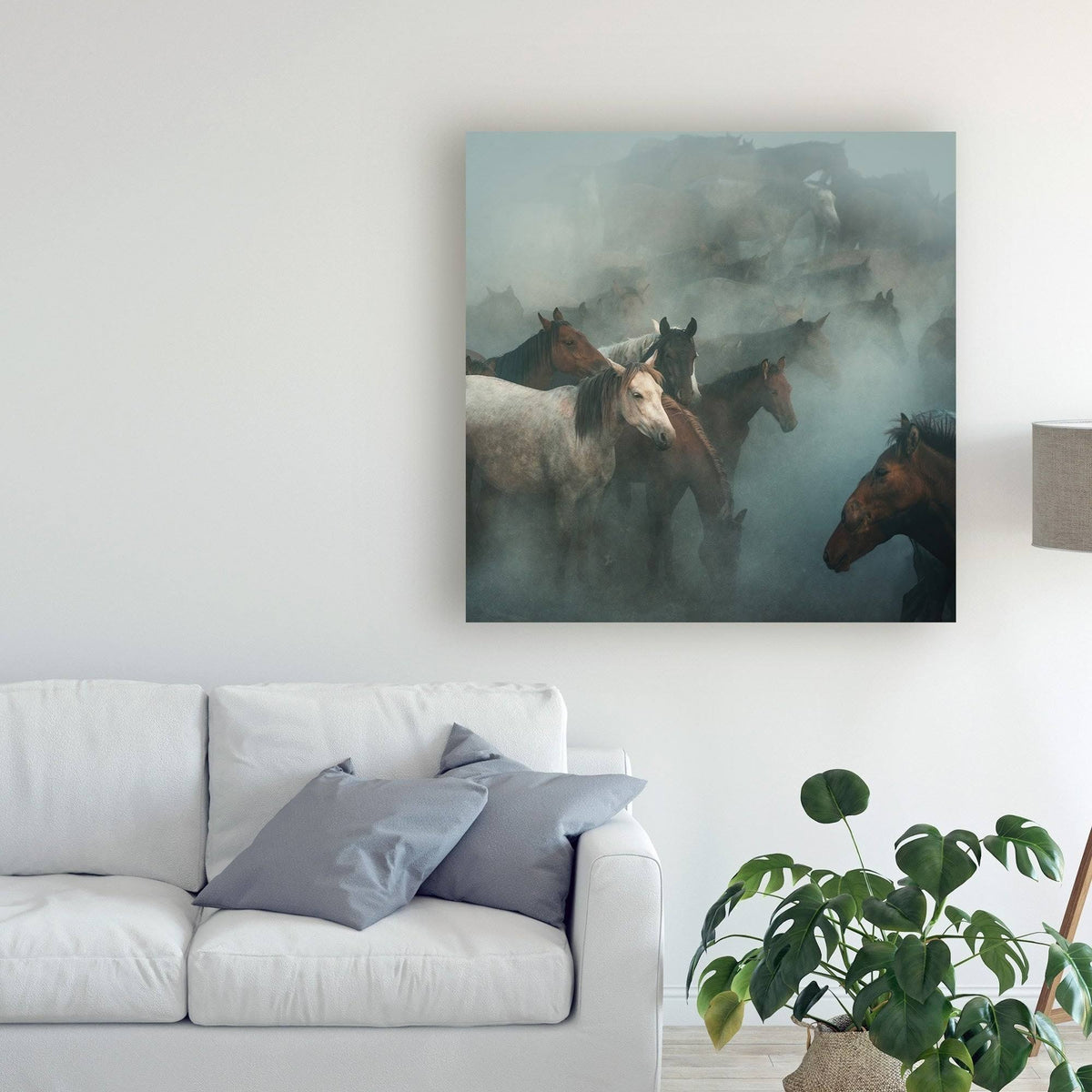 Canvas Print 'Lost Horses' T4902