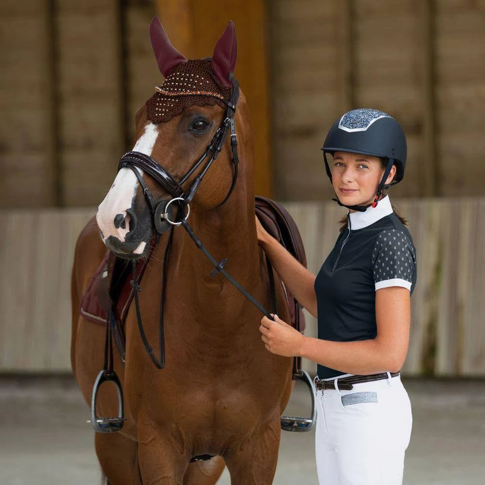 Black Warmblood Bridle I99365