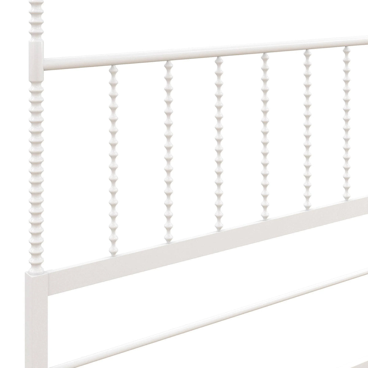 White Metal Canopy Bed X7627