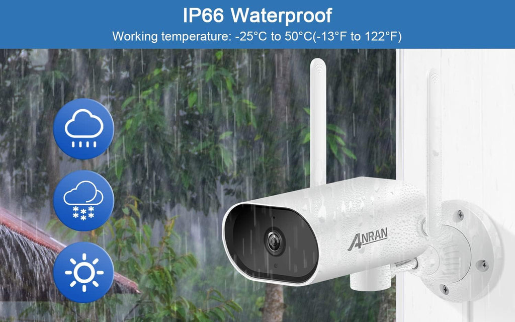 8 Channel 2K NVR 4Pcs 3MP Wireless Security Camera System with 13 LCD Monitor 1TB Hard Drive L5864