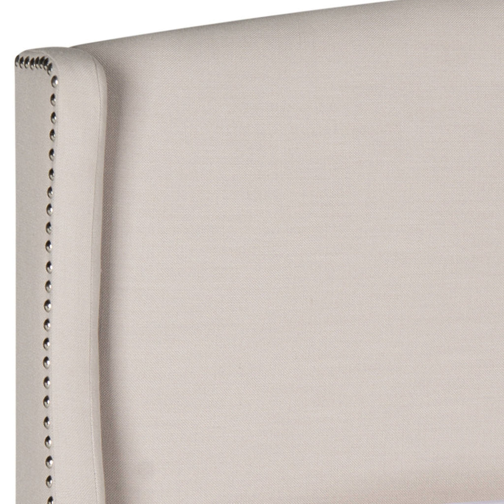 Taupe Winged Headboard Twin W2129