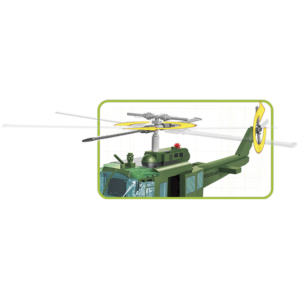 410 Pieces Vietnam War Air Cavalry Building Set D7661