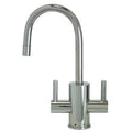 Polished Copper Hot & Cold Water Faucet with Round Body & Handles R1233