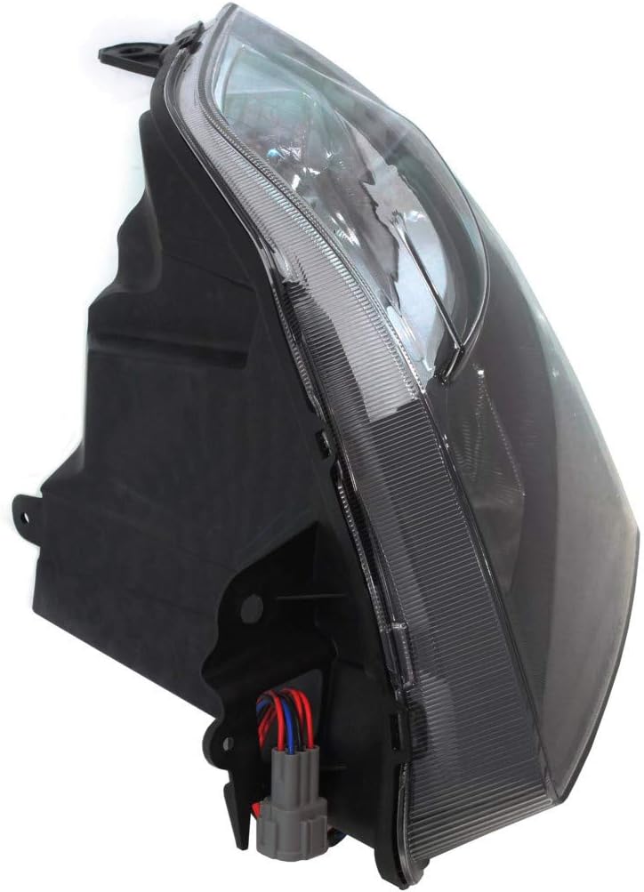 Headlight Assembly Driver Side with Bulbs Black Housing O511