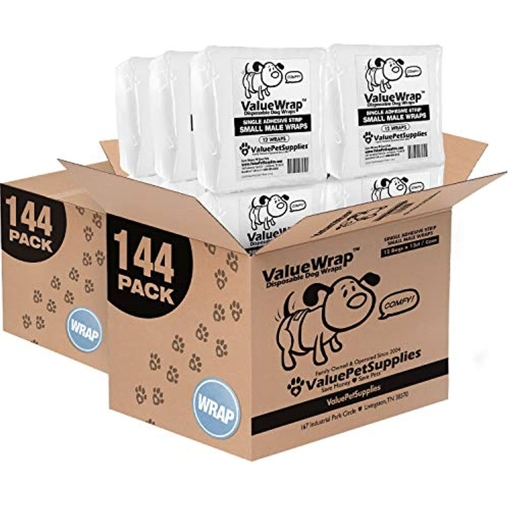Disposable Male Dog Diapers, 1-Tab Small, 288 Count G986840