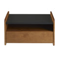 Caramel Solid Wood Floating Nightstand with Drawer C3467