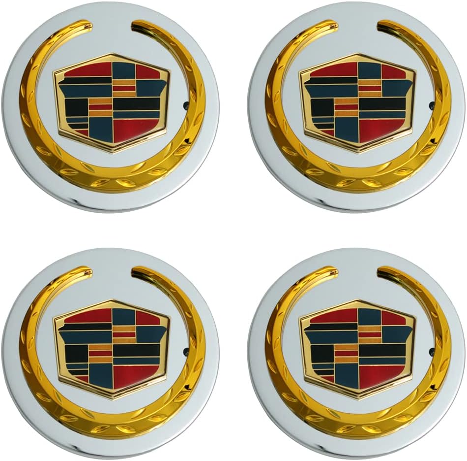 2 9/16 Gold Wheel Center Caps Pack of 4 I176620