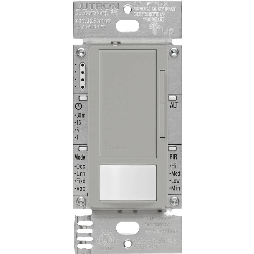 0-10V Dimmer Vacancy Sensor Gray S848
