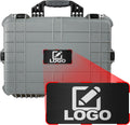 Gray 20 Inch Waterproof Shockproof Camera Case with Foam J221