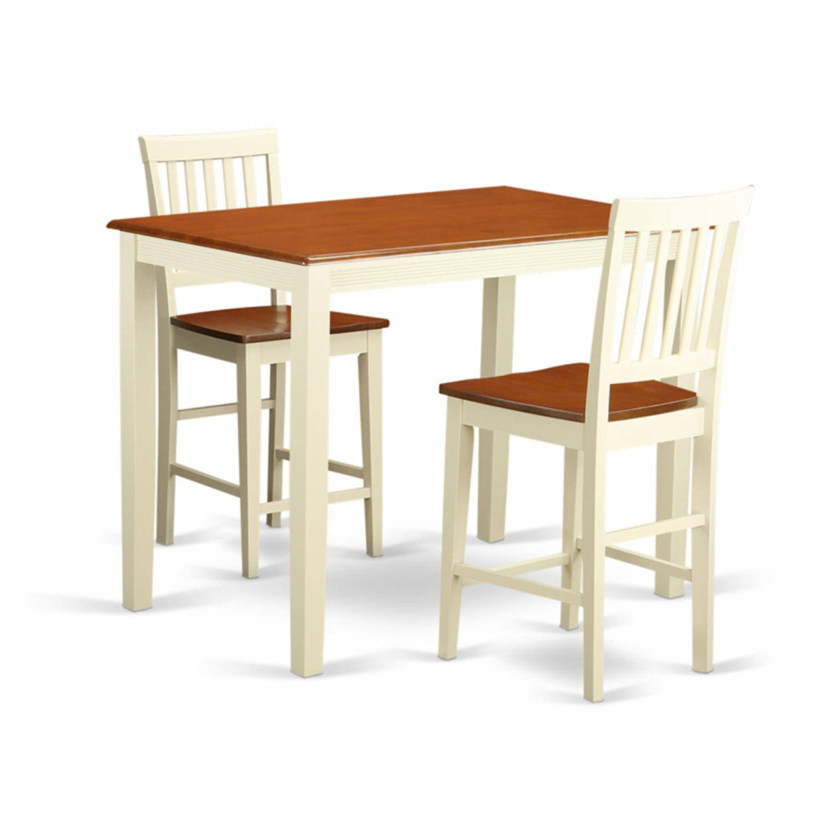 3-Piece Counter Height Pub Set with 2 Bar Stools K1826