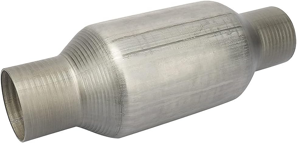 2.25" Inlet/Outlet Universal Catalytic Converter, High Flow Exhaust Pipe, Pack of 2 X36163