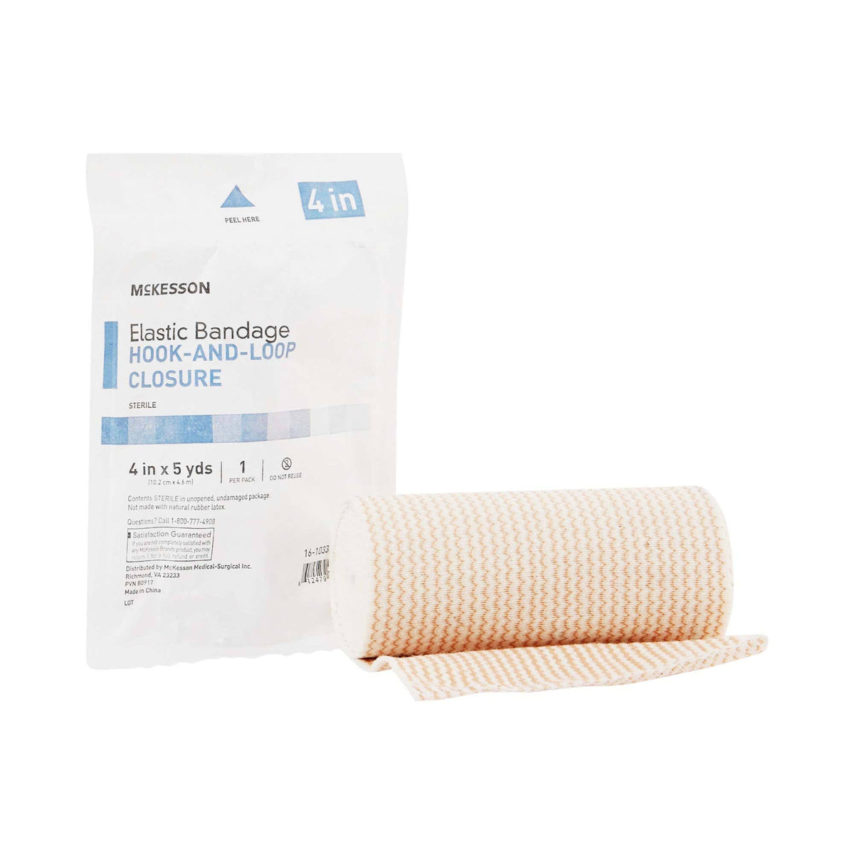 Sterile Elastic Bandage, 4 inch x 5 Yard, White; Case of 36 S1733