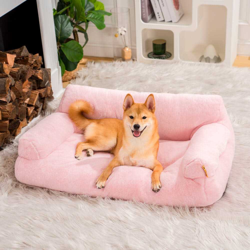 Plaid Dog & Cat Couch Bed J5553