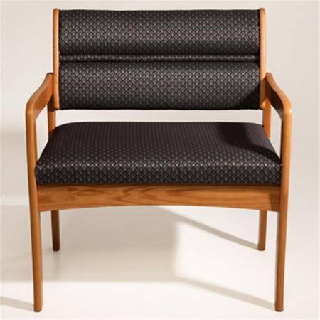 Valley Bariatric Guest Chair in Medium Oak Y5116