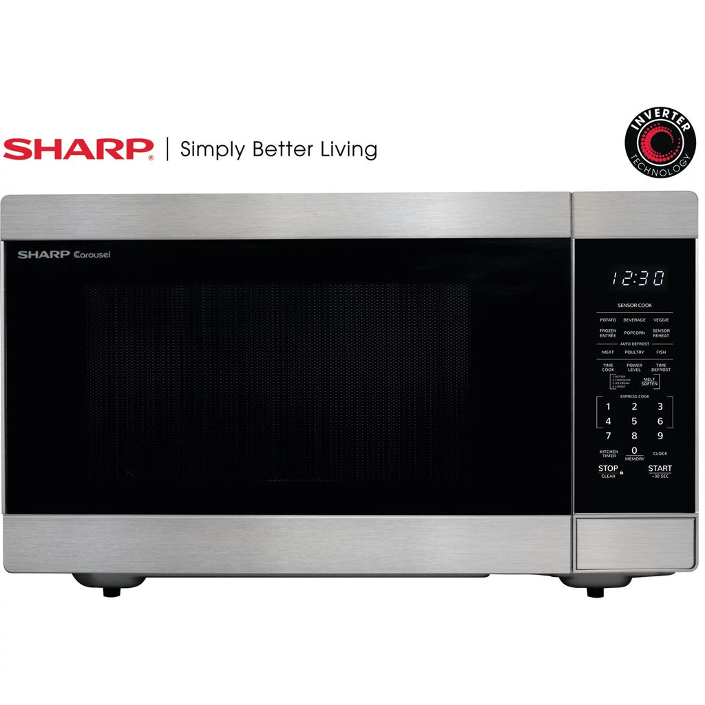 2.2 Cu. ft. Countertop Microwave Oven with Inverter Technology in Stainless Steel E8582